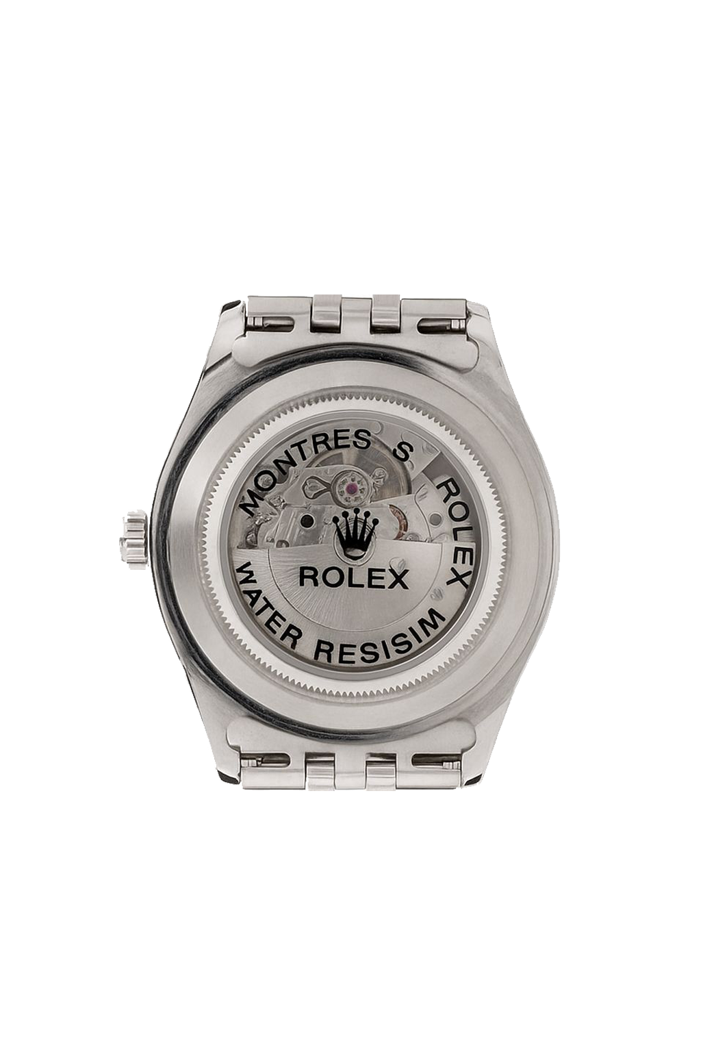 Rolex Blue Oyster datejust Glass Back Men