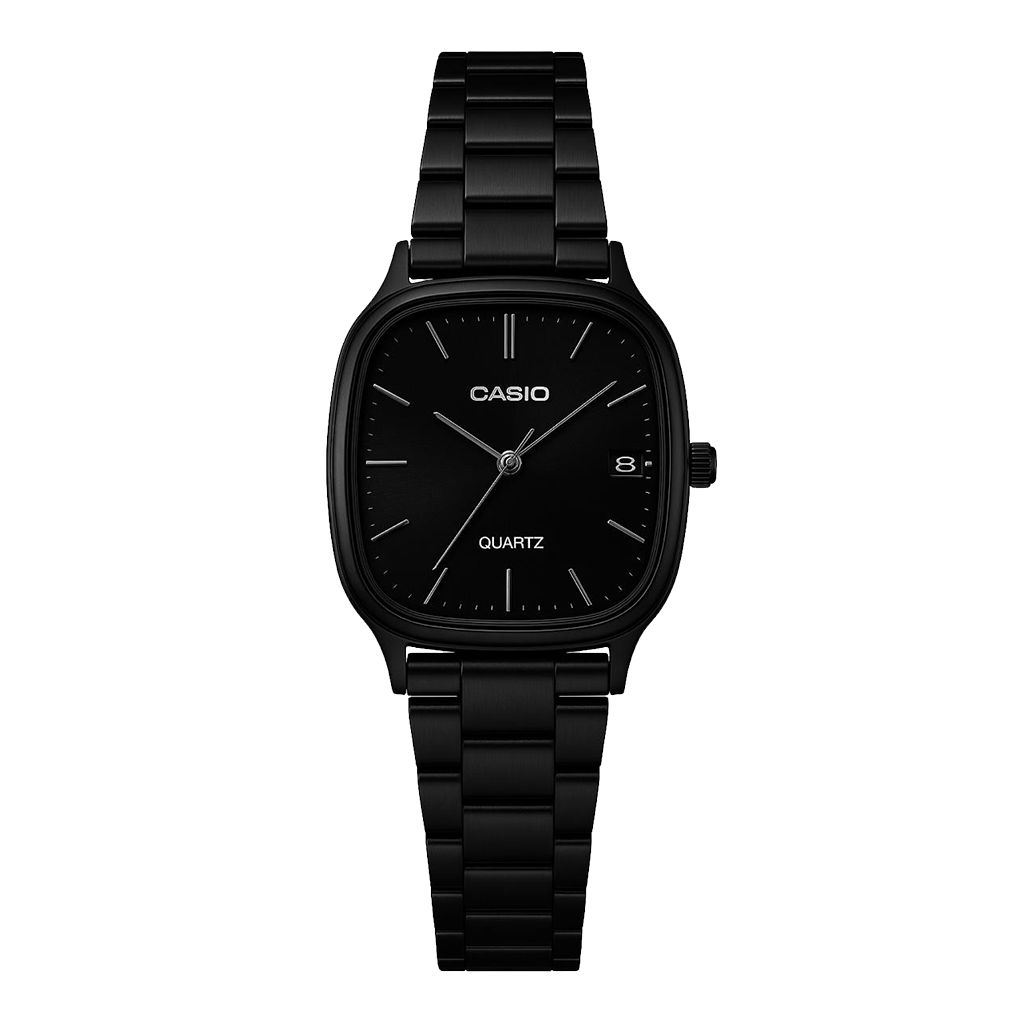 Casio Black Quartz Square Men