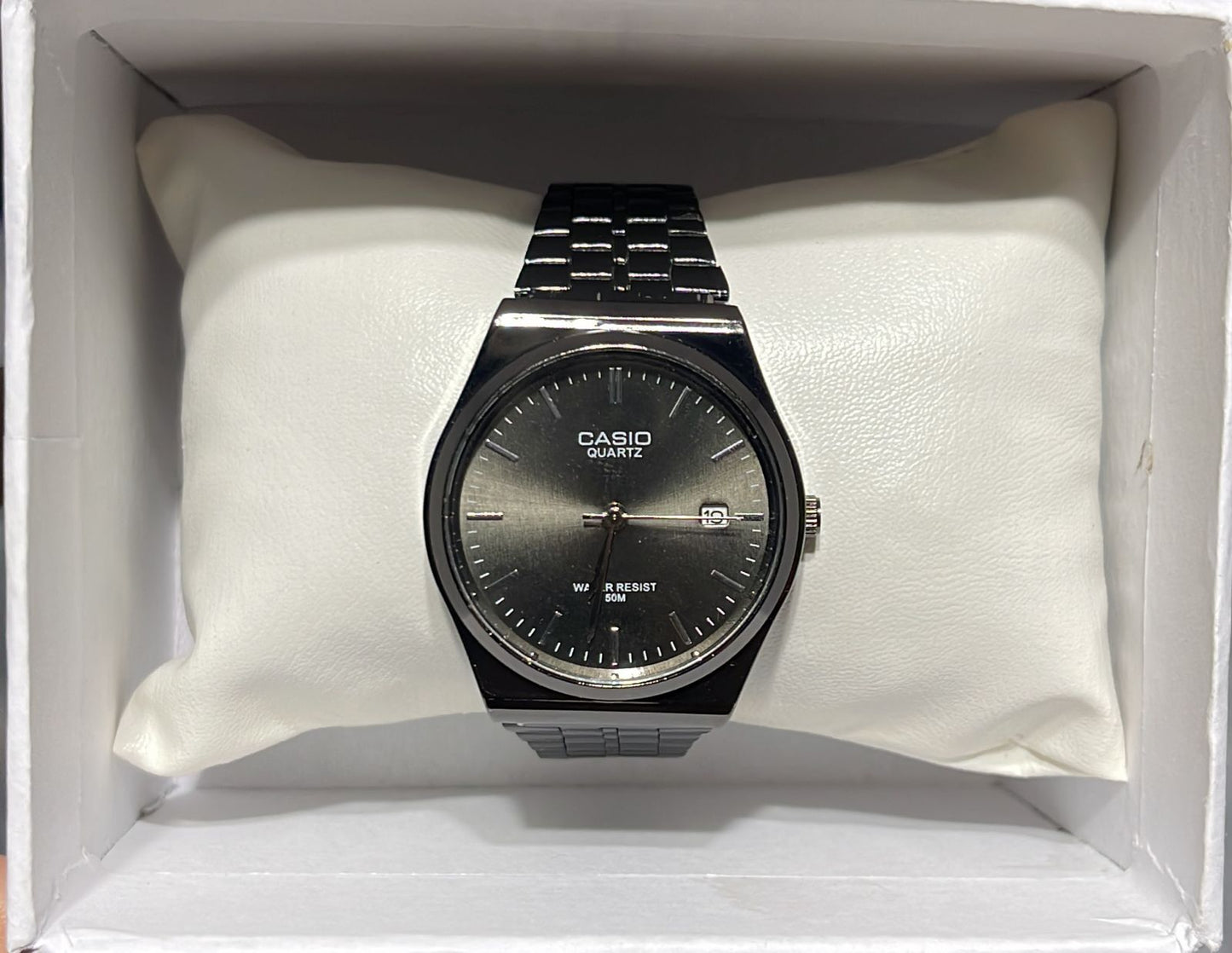 Casio Black Quartz Circle Men
