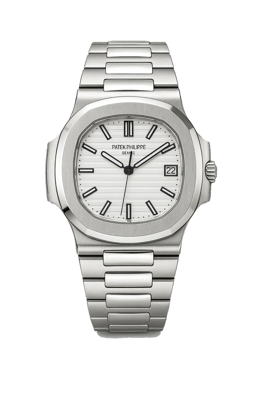 Patek Philippe Geneve Nautilus White Dial Men