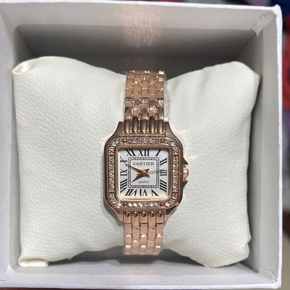 Cartier Santos RoseGold/Pink Women