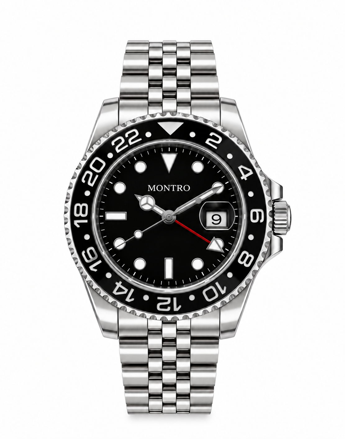 montro black watch men
