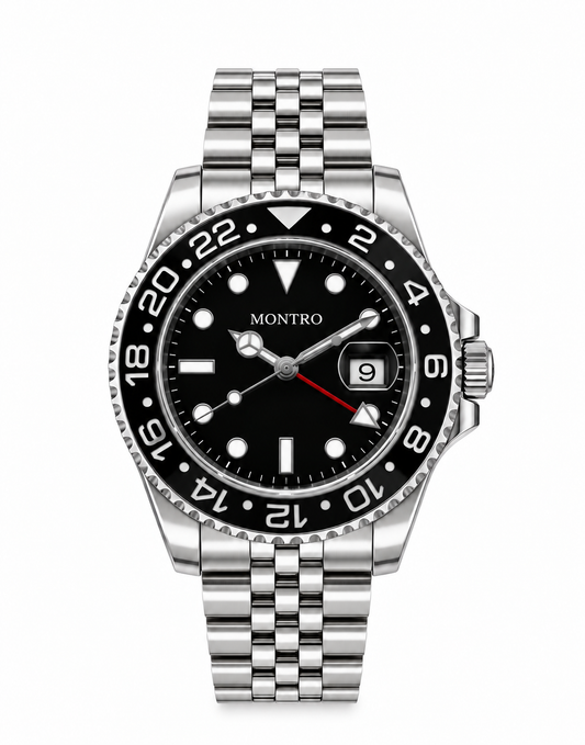 montro black watch men