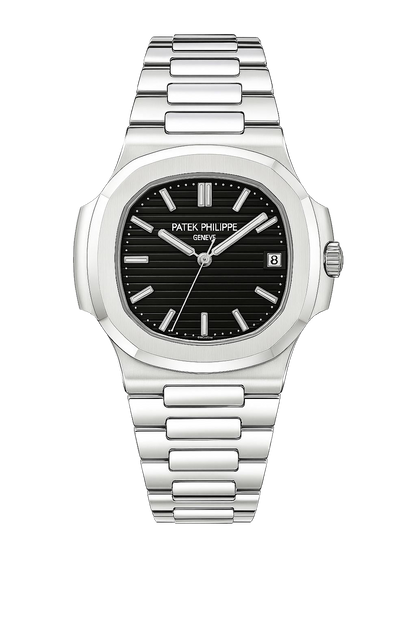 Patek Philippe Geneve Nautilus Black Dial Men