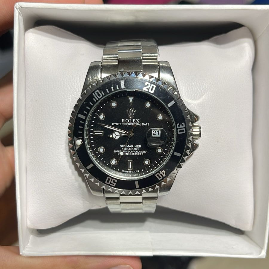 ROLEX Oyster Perptual Submariner Black Dial Men