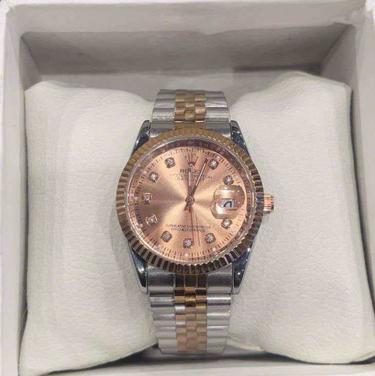 Rolex Oyster Perpetual Datejust Rose Gold Women
