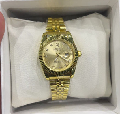 Rolex Oyster Perpetual Datejust Gold Women