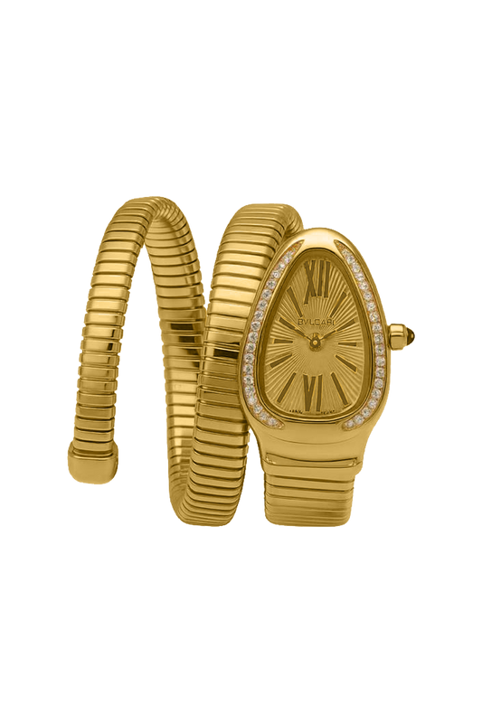 BVLGARI Gold White dial  Women
