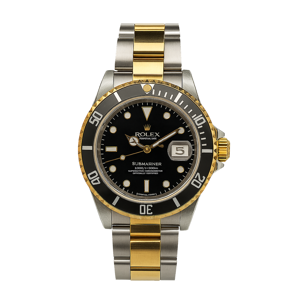 Rolex Submariner gold/black men
