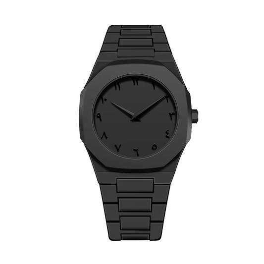 Carbon Arabic Black Dial men