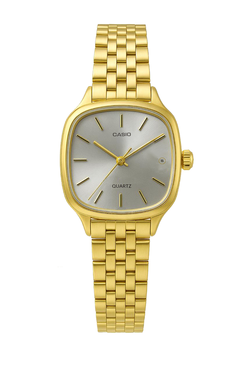Casio Gold White Quartz For Women