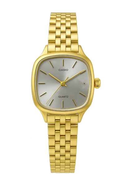 Casio Gold White Quartz For Women