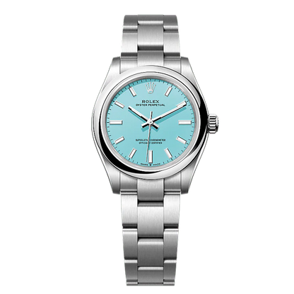 Rolex Perpetual Oyster Light Blue Dial Men