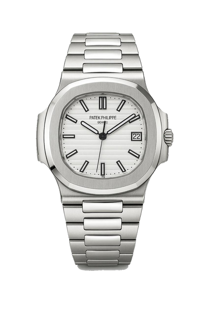 Patek Philippe Geneve Nautilus White Dial Men