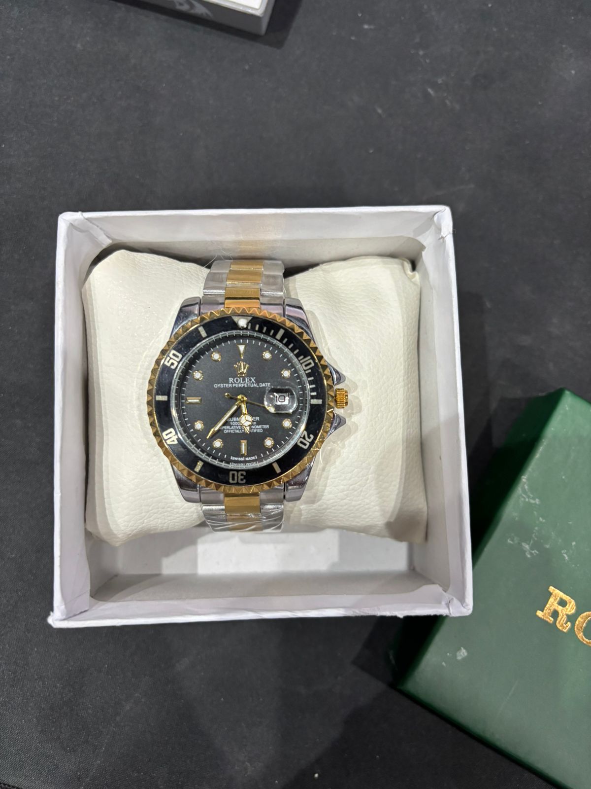 Rolex Submariner gold/black men