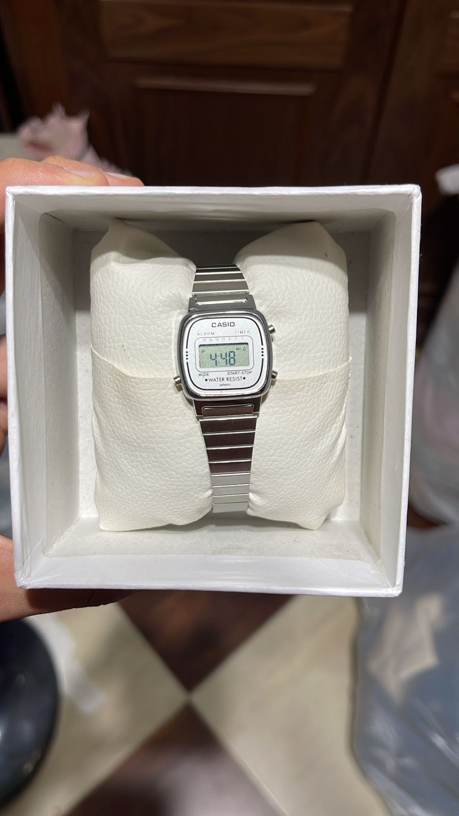 Casio Digital All Silver For Women
