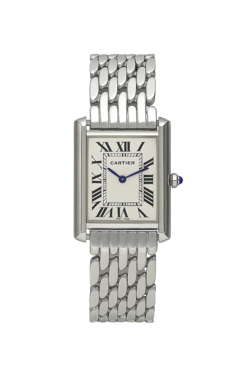 Cartier Tank All Silver Men